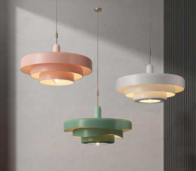 北欧简约吊灯3D模型下载